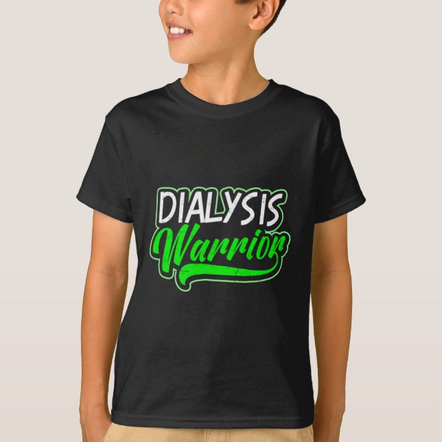 Camiseta Doença renal Doença Design de Diálise Doença do Gu (Frente)