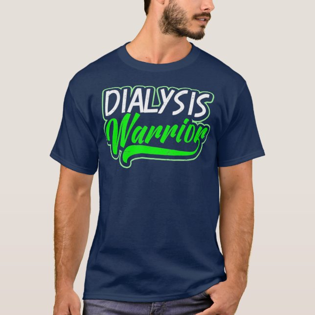 Camiseta Doença renal Doença Design de Diálise Doença do Gu (Frente)