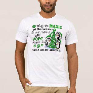 Camiseta Doença renal dos pinguins do Natal