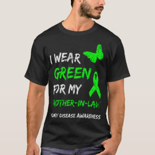 Camiseta Doença Renal Eu Visto Verde Para O Meu Irmão Em Di