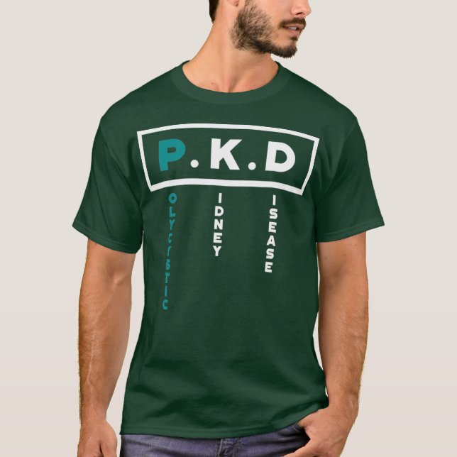Camiseta Doença Renal Policial Família de Sensibilização PK (Frente)