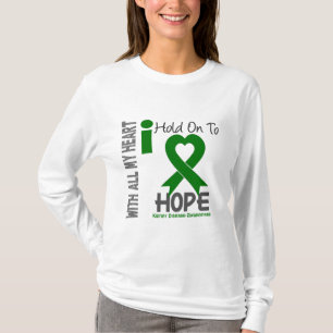 Camiseta Doença renal que eu me aferro para esperar