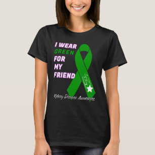 Camiseta Doença renal Sensibilização Diálise Transplante Pa