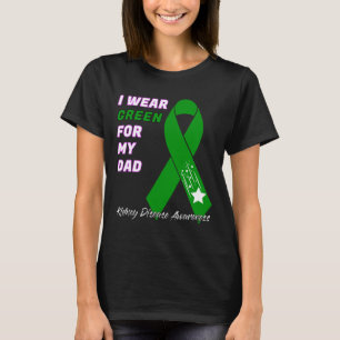 Camiseta Doença renal Sensibilização Diálise Transplante Pa