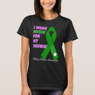 Camiseta Doença renal Sensibilização Diálise Transplante Pa