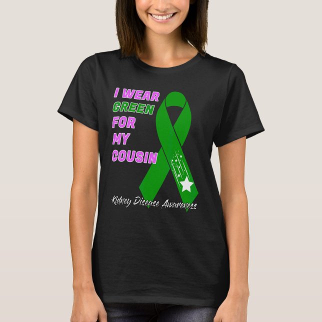 Camiseta Doença renal Sensibilização Diálise Transplante Pa (Frente)