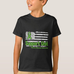 Camiseta Doença renal Sinalizador da Unidade de Apoio à Doe