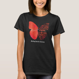 Camiseta Doenças hemorrágicas Mulheres Sensibilização Borbo