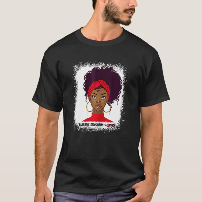 Camiseta Doenças Hemorrágicas Mulheres Suporte ao Guerreiro (Frente)