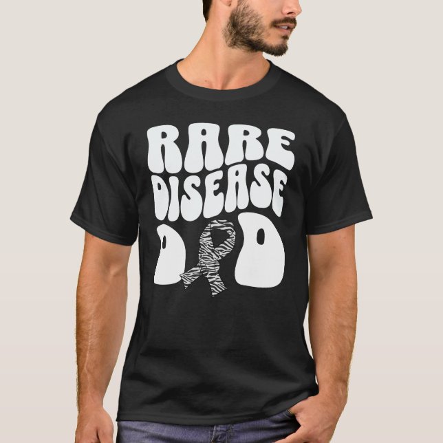 Camiseta Doenças raras Sensibilização do Pai da Doença Rara (Frente)