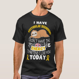 Camiseta Doenças Vestibulares desordem guerreiro preguiça d