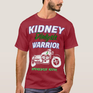 Camiseta Doente do motociclista que efetua diálise renal