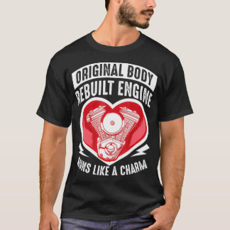 Camiseta Doente Engraçado de Cirurgia de Coração Aberta Doe