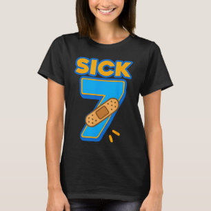 Camiseta Doente Sete Meme Seis Sete Doente 7 Aniversário En