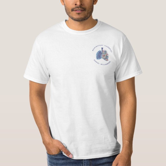 Camiseta Doentes Com Terapêutica Respiratória Personalizado (Frente)