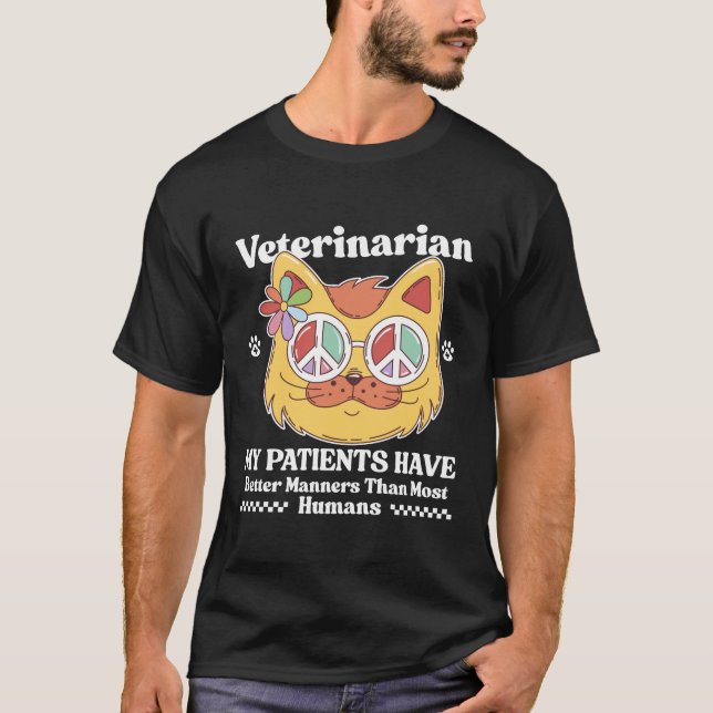 Camiseta Doentes do veterinário (Frente)