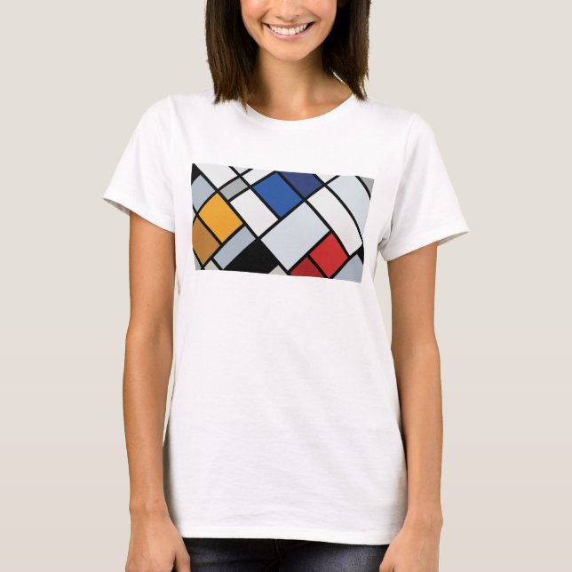 Camiseta Doesburg - Contra-Composição das Dissonâncias (Frente)