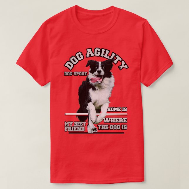 Camiseta DOG AGILITY Dog Sport (Frente do Design)