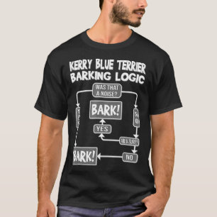 Camiseta Dog Barking Logic, presente engraçado para cães, E