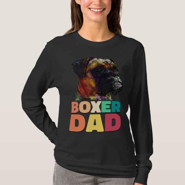 Camiseta Dog Boxer Dad Boxer Owner (Frente)