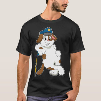 Camiseta Dog Cop Baton Police