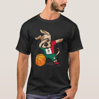 Camiseta Dog Dabbing Basketball Mexico Jersey Mexican Bball