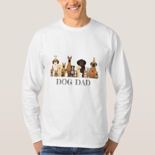 Camiseta Dog DAD Amigo Cachorro Animal Pet