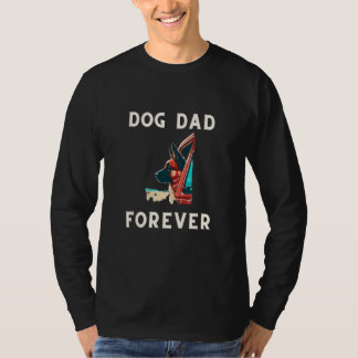 Camiseta Dog Dad Forever Happy Dog