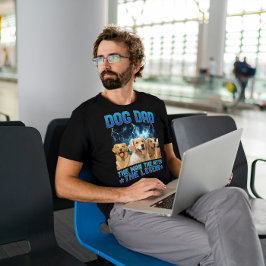 Camiseta Dog Dad The Man The Myth The Legend - Personalized
