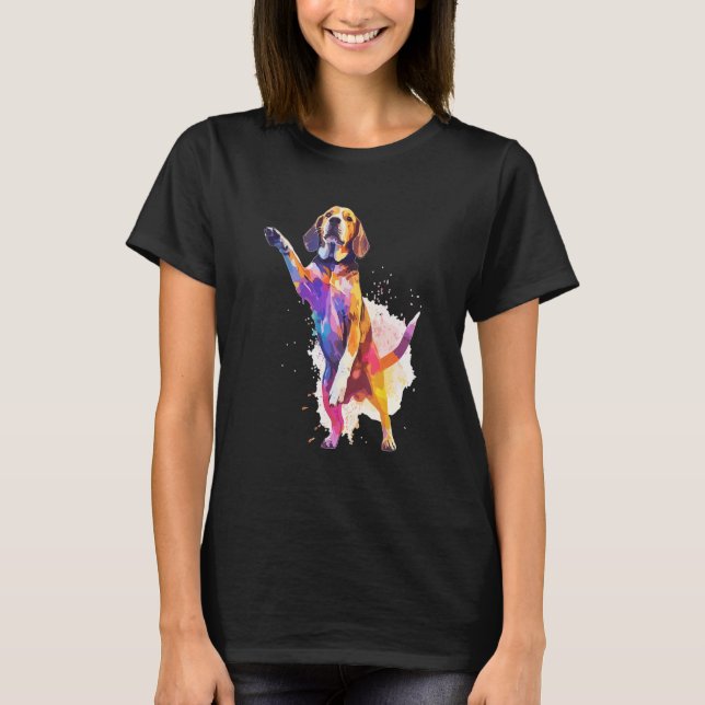 Camiseta Dog Dance Competition  Dancing Beagle Dog (Frente)