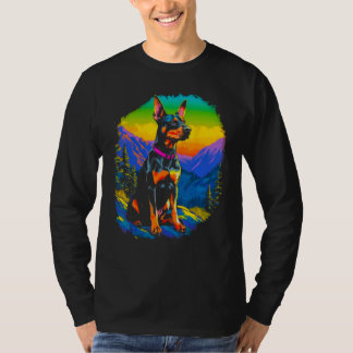 Camiseta Dog Doberman Pinscher Hike