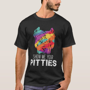 Camiseta Dog Engraçado Colorido Lover Pittie Proprietário P