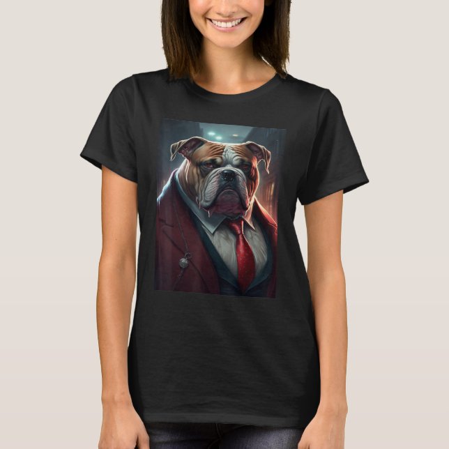 Camiseta Dog Gangster must love dogs (Frente)