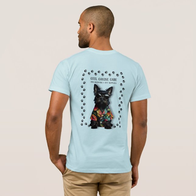 Camiseta Dog Groomer Walker Sitter (Parte Traseira Completa)