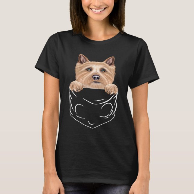 Camiseta Dog In Pocket Norwich Terrier  Dog (Frente)