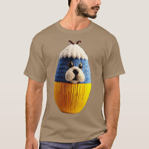 Camiseta Dog In The Egg Standard Print Clothing