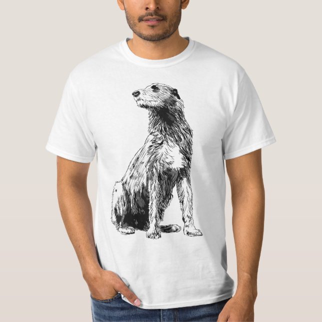Camiseta Dog Irish Wolfhound (Frente)
