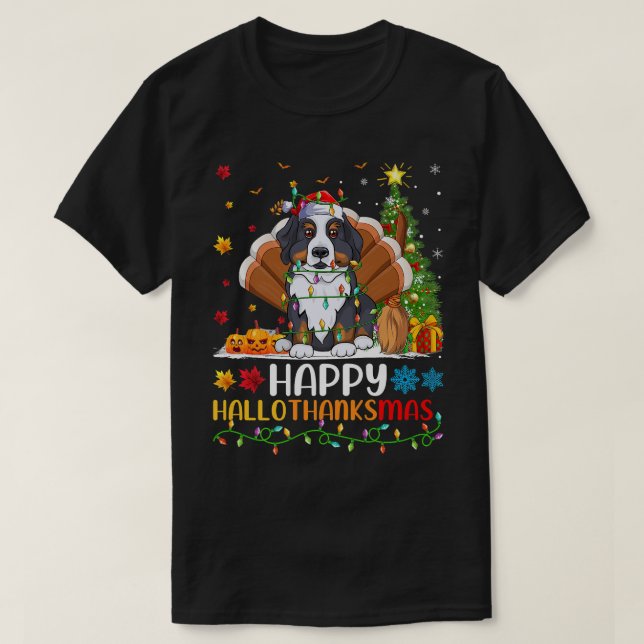 Camiseta Dog Lover Funny Happy Bernese Mountain Dog HelloTh (Frente do Design)