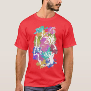 Camiseta Dog Lover Gift Animal Watch German shepherd
