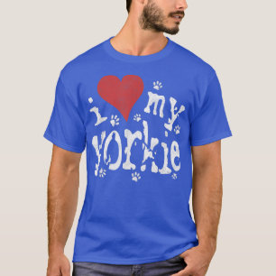 Camiseta Dog Lover Gift, Incrível Noveldade Eu Amo Minha Yo