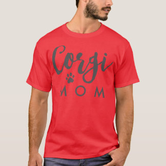 Camiseta Dog Lover Gifts Corgi Mãe-871