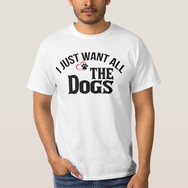 Camiseta dog lover shirt (Frente)
