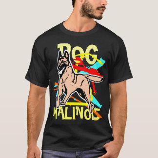 Camiseta dog malinois