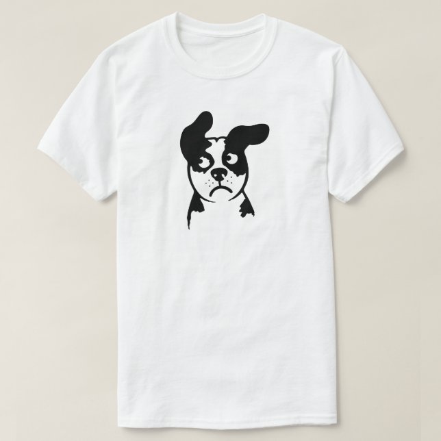 Camiseta Dog Mood Facial Expressions (Frente do Design)