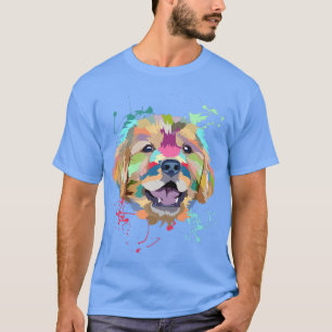 Camiseta dog mum dog dad dog owner dog golden retriever 
