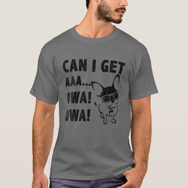 Camiseta Dog Owa Owa - Posso Pegar Aaaa Owa Owa! Mulheres j (Frente)