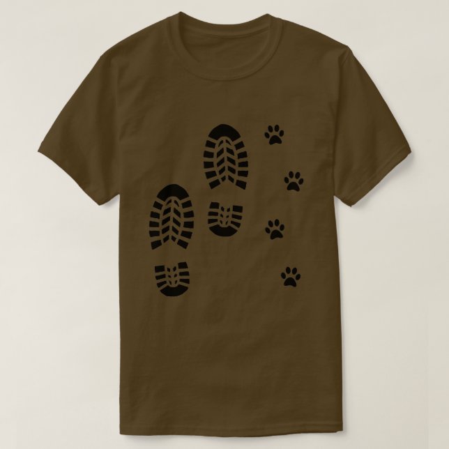 Camiseta Dog Paw Footprint Dog Lover Camping  (Frente do Design)