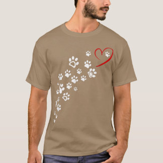 Camiseta Dog Paw Tee For Dog Owners Funny For Women Men 