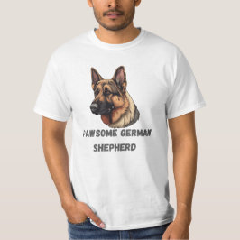 Camiseta dog pawsome german