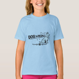 Camiseta DOG > PEOPLE – Funny Dog Lover Minimalist Design